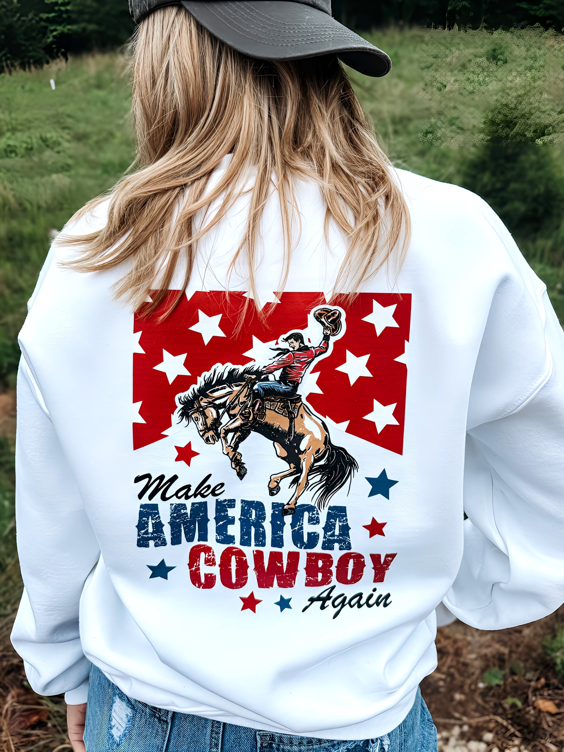 MAKE AMERICA COWBOY AGAIN SWEATSHIRT
