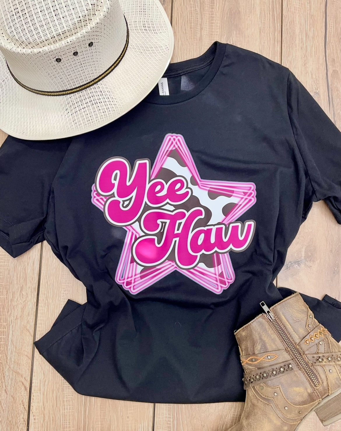 YEE HAW STAR TEE