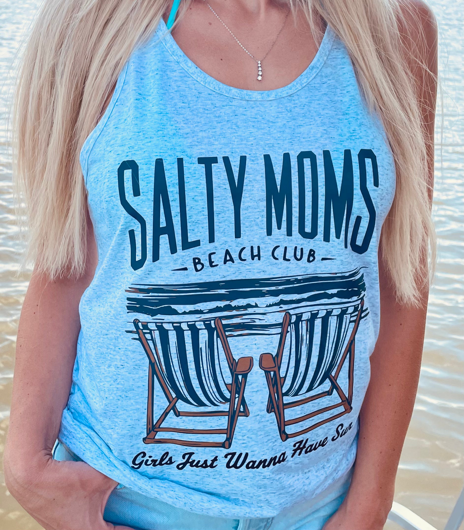 SALTY MOMS BEACH CLUB TANK