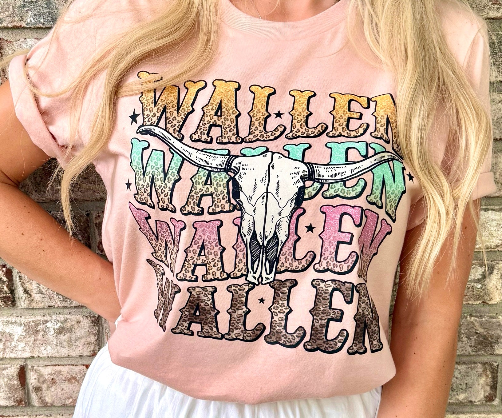 WALLEN PEACH TEE