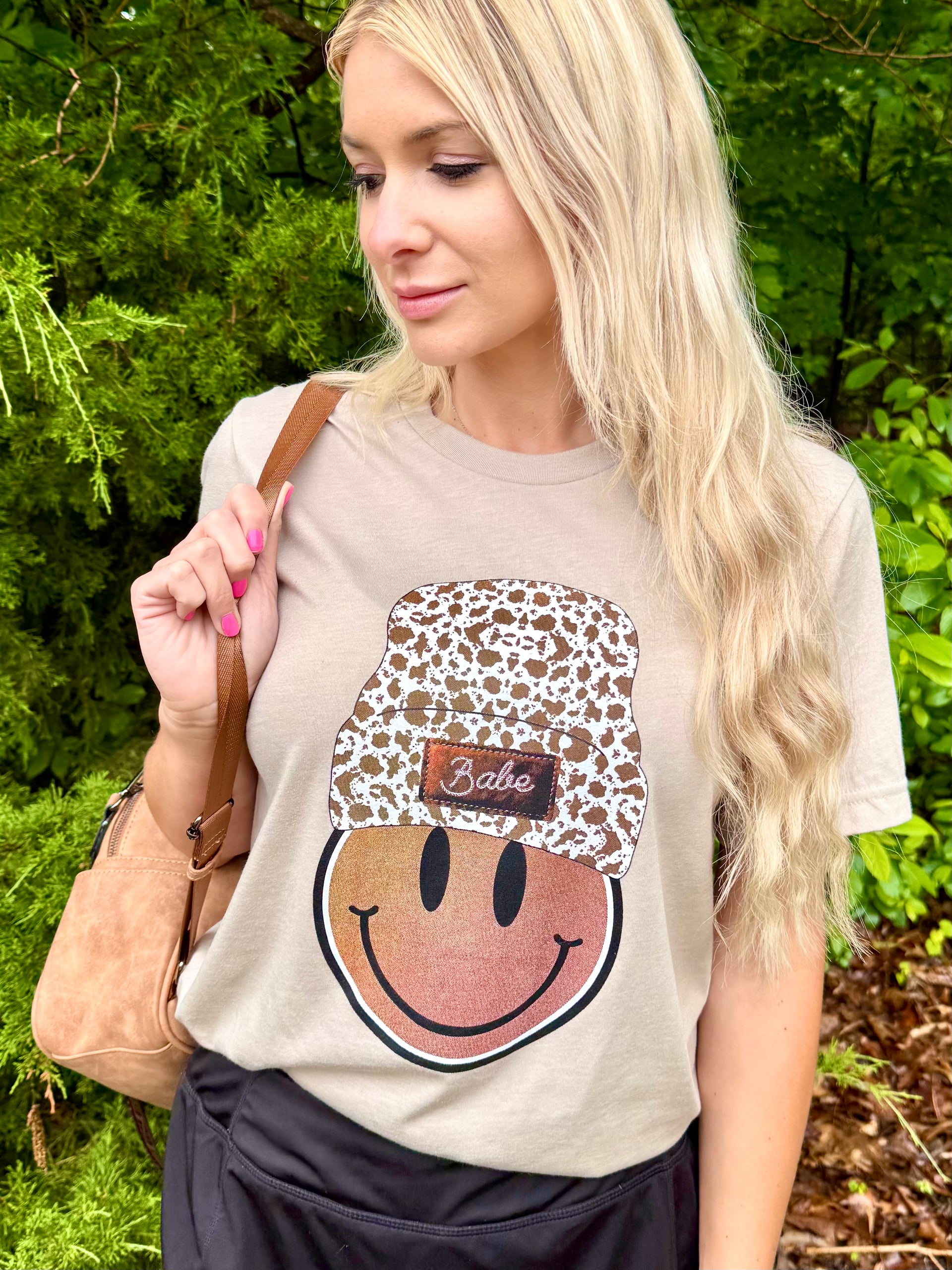 SMILEY FACE BABE TEE