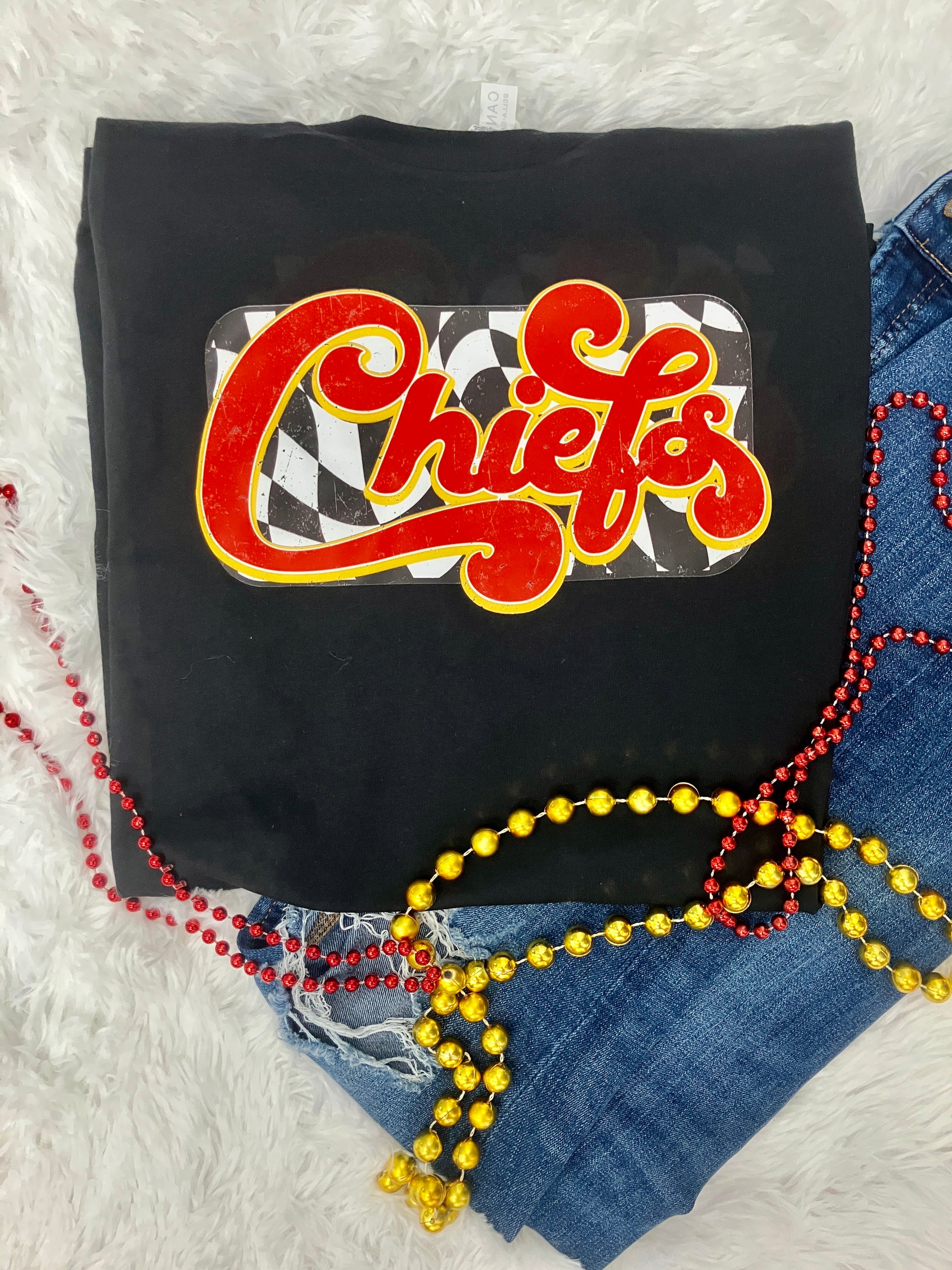 CHIEFS CHECKERBOARD TEE