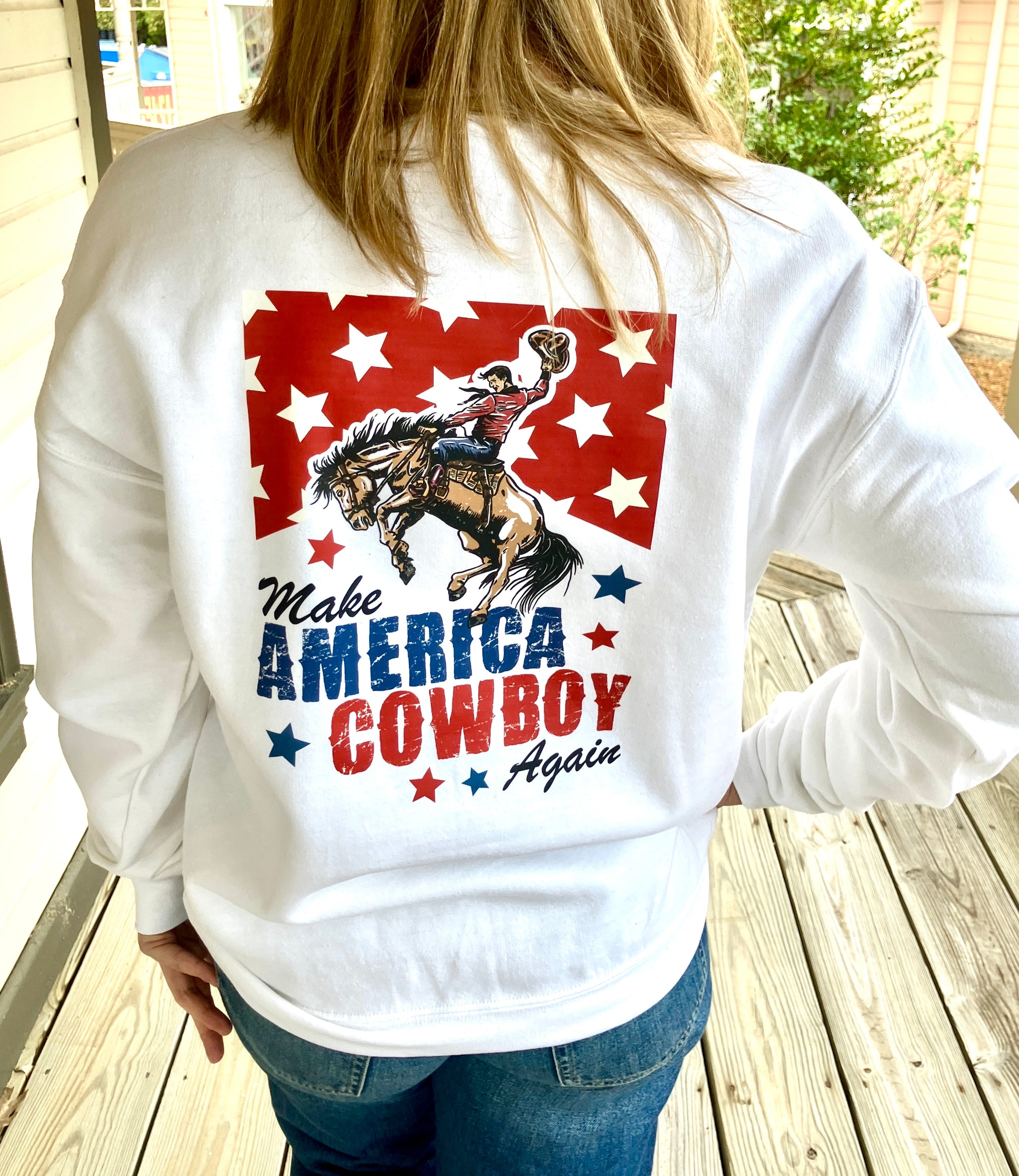 MAKE AMERICA COWBOY AGAIN SWEATSHIRT