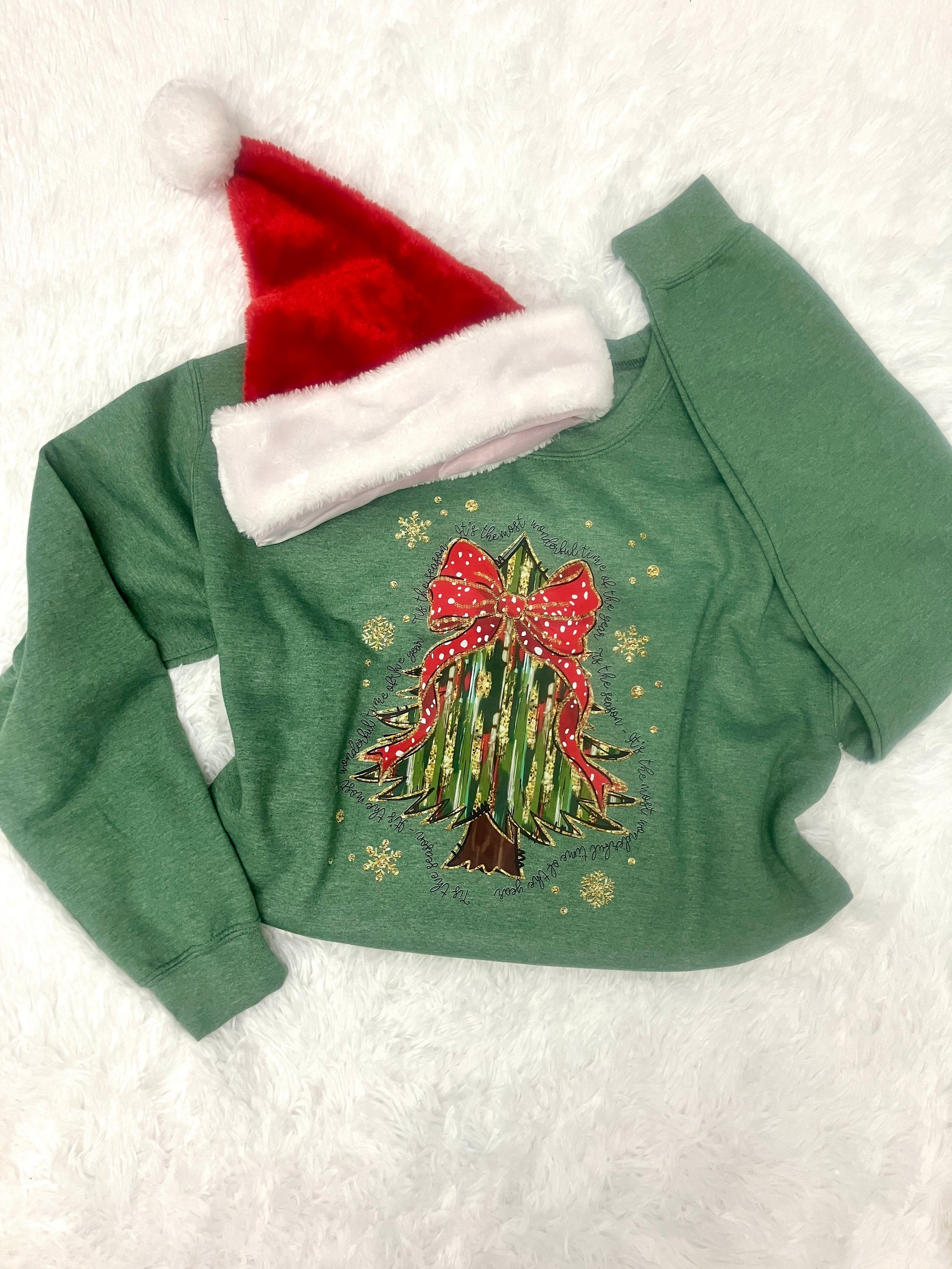 TIS THE SEASON CHRISTMAS TREE SWEATHSHIRT