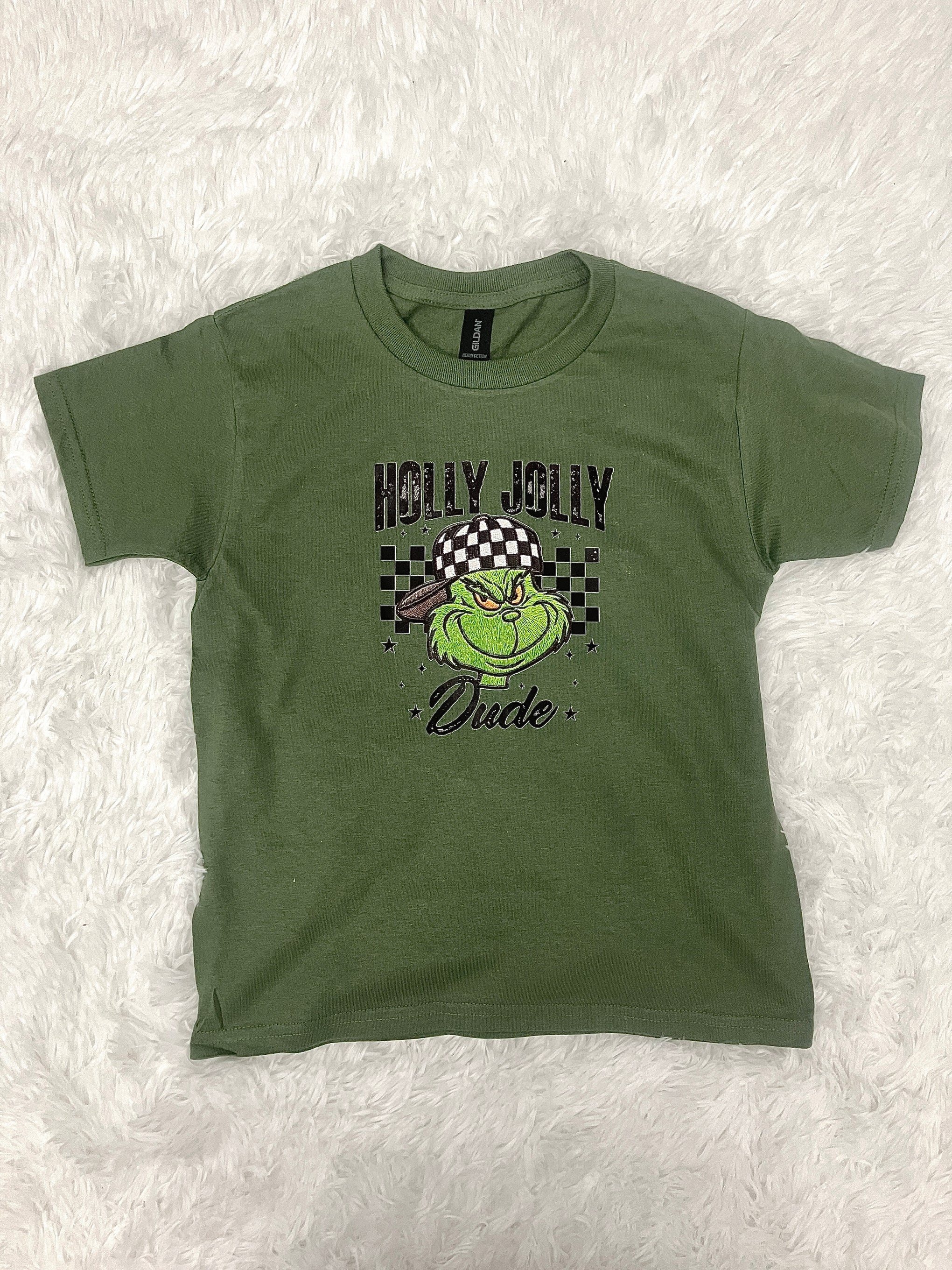 HOLLY JOLLY DUDE YOUTH TEE