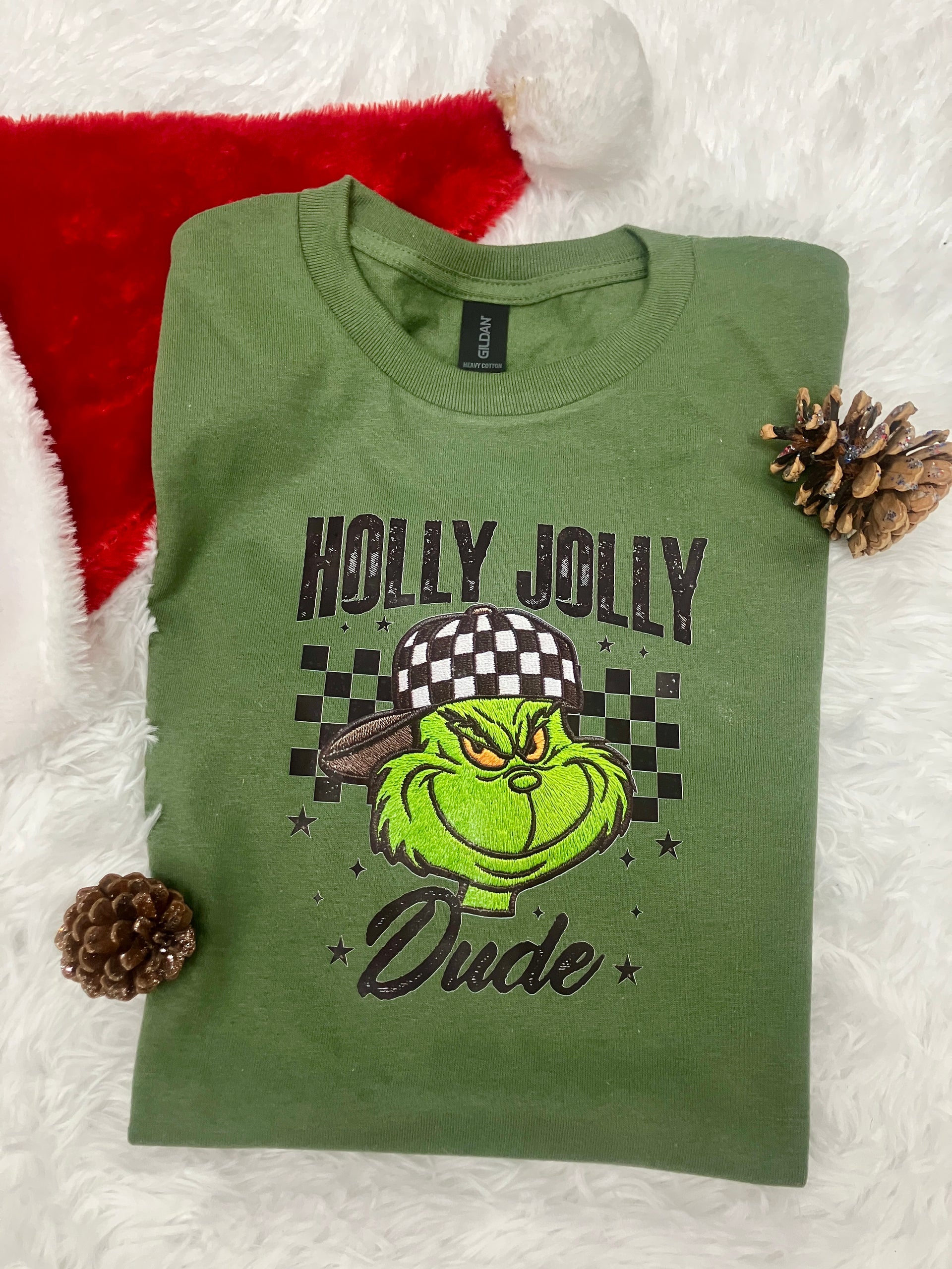 HOLLY JOLLY DUDE YOUTH TEE