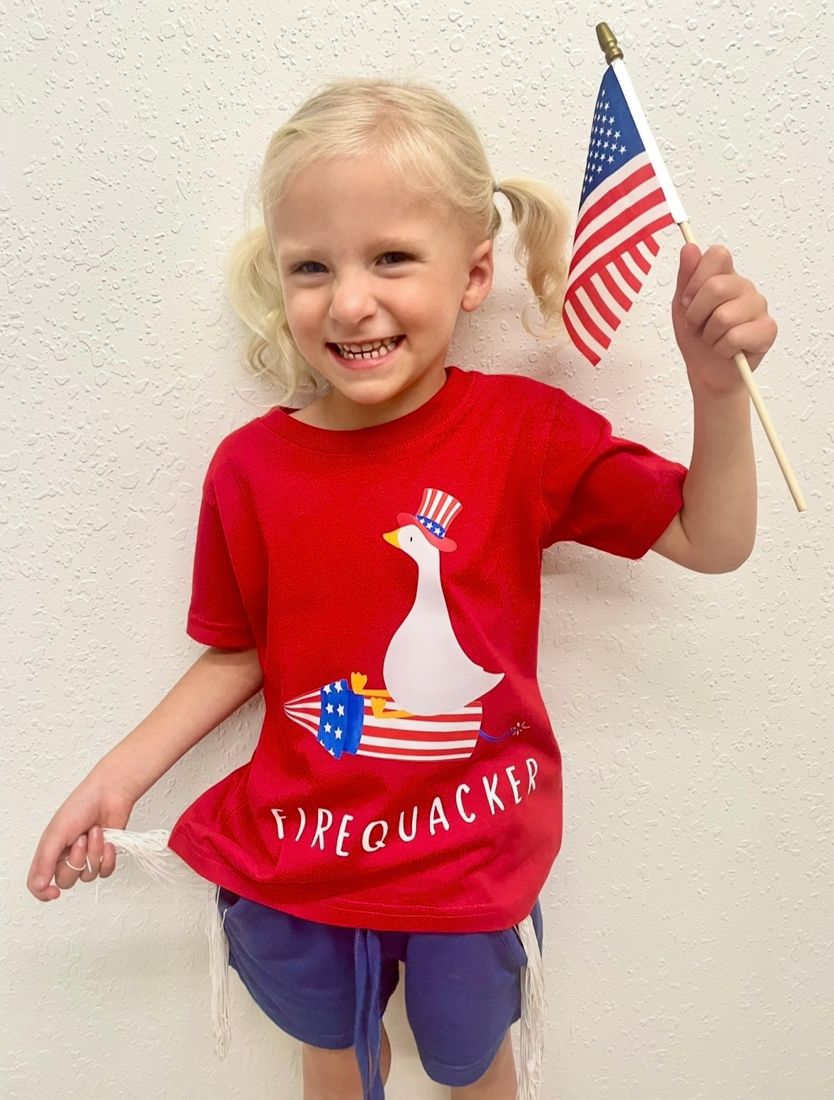 FIREQUACKER TODDLER TEE RED