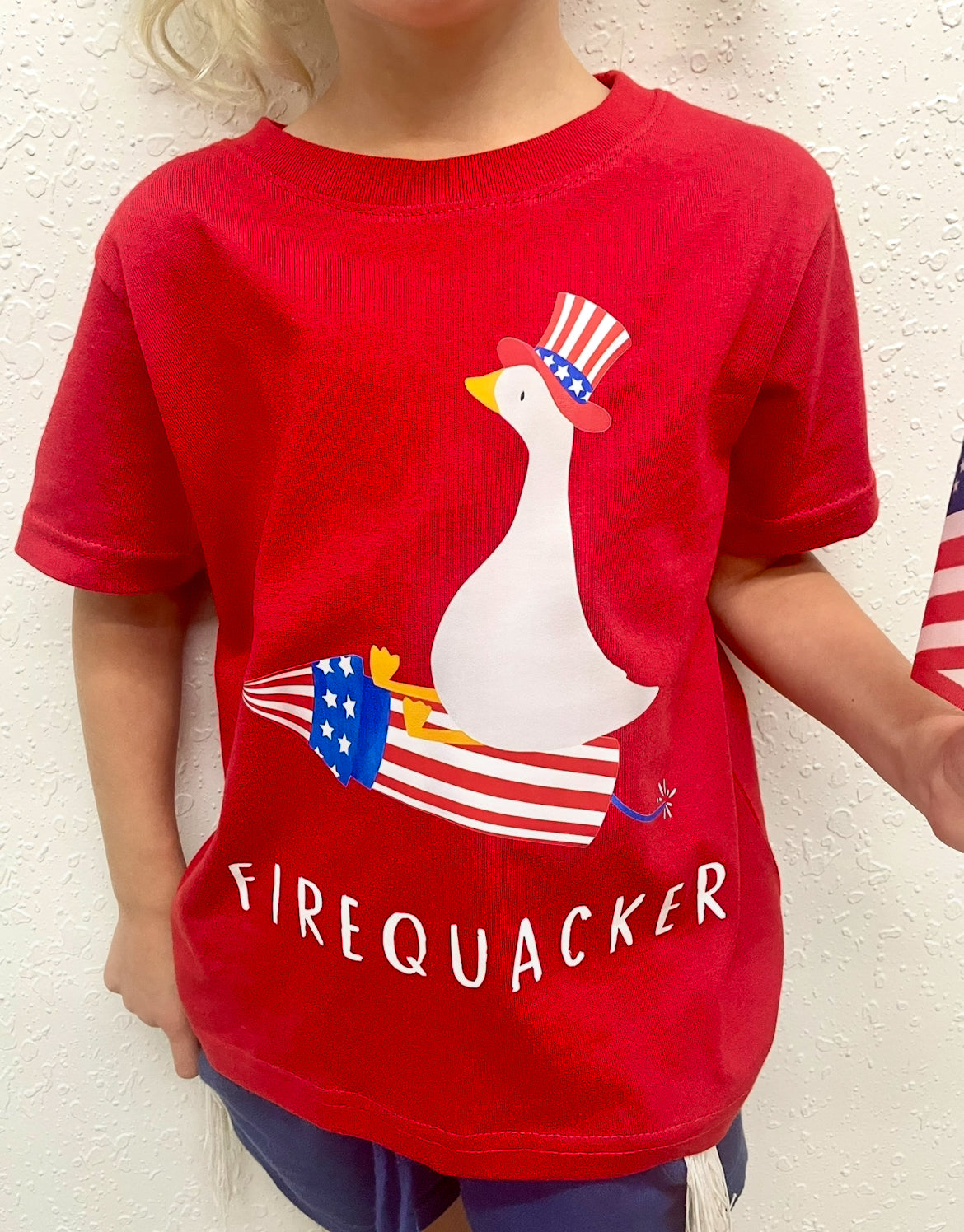 FIREQUACKER TODDLER TEE RED
