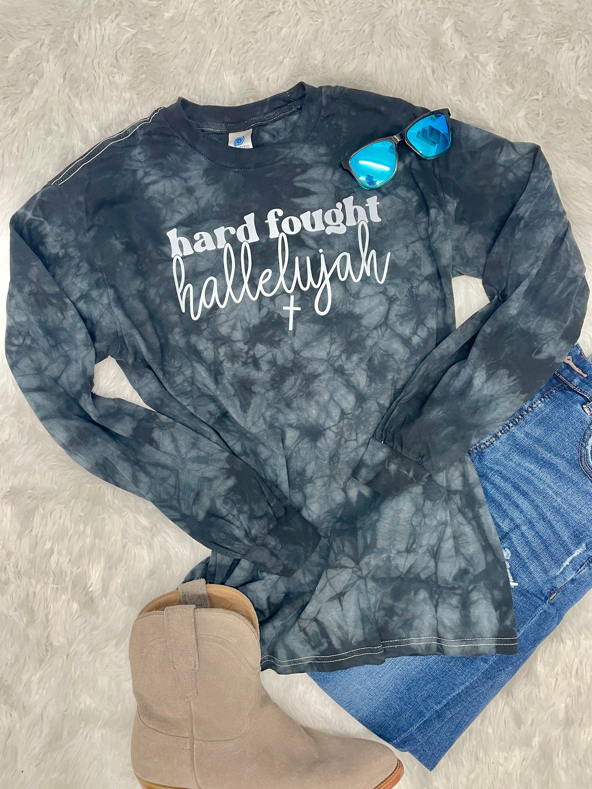 HARD FOUGHT HALLELUJAH LONG SLEEVE TEE