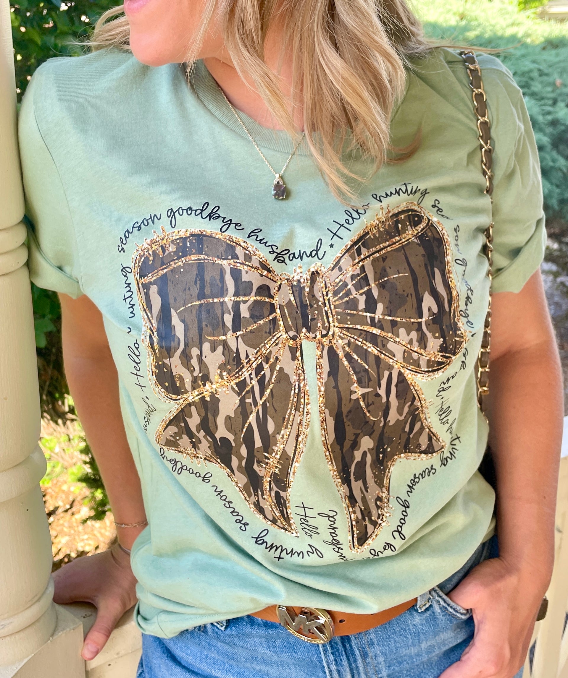 HELLO HUNTING SEASON GOODBYE HUSBAND TEE