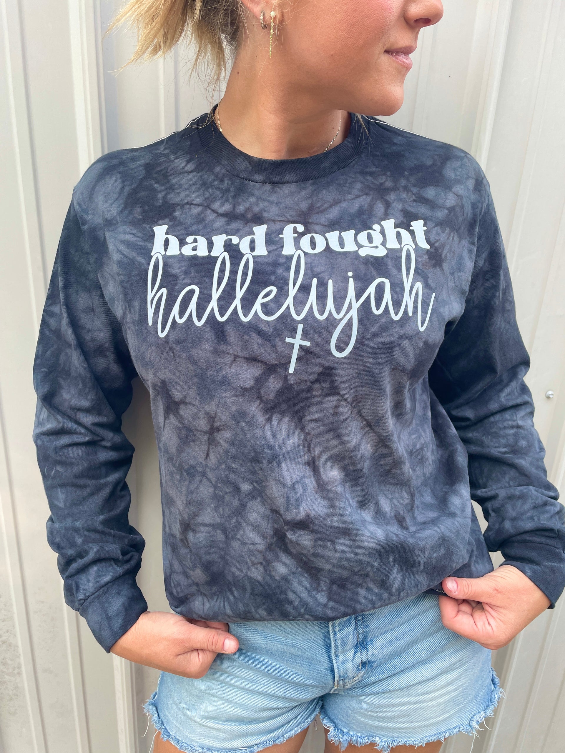 HARD FOUGHT HALLELUJAH LONG SLEEVE TEE