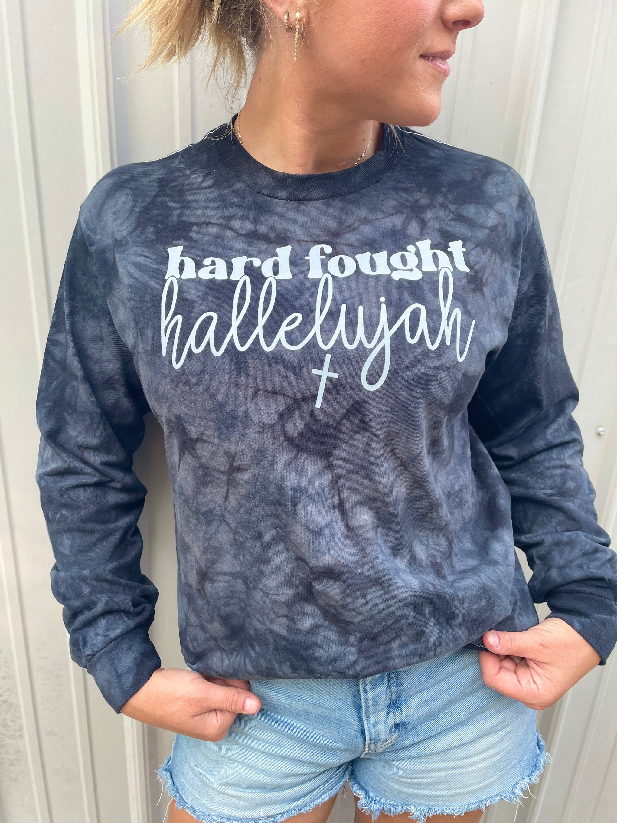 HARD FOUGHT HALLELUJAH LONG SLEEVE TEE