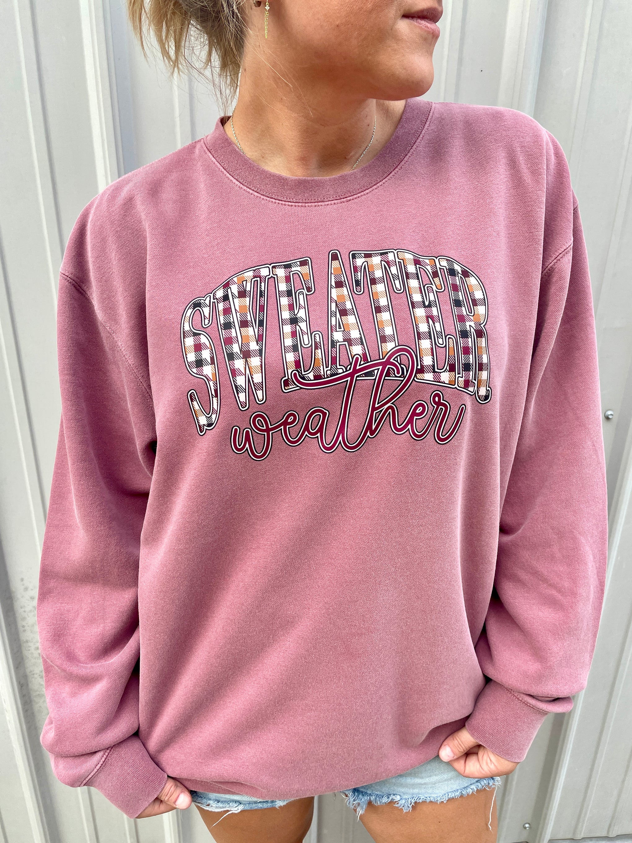 SWEATER WEATHER SWEATSHIRT