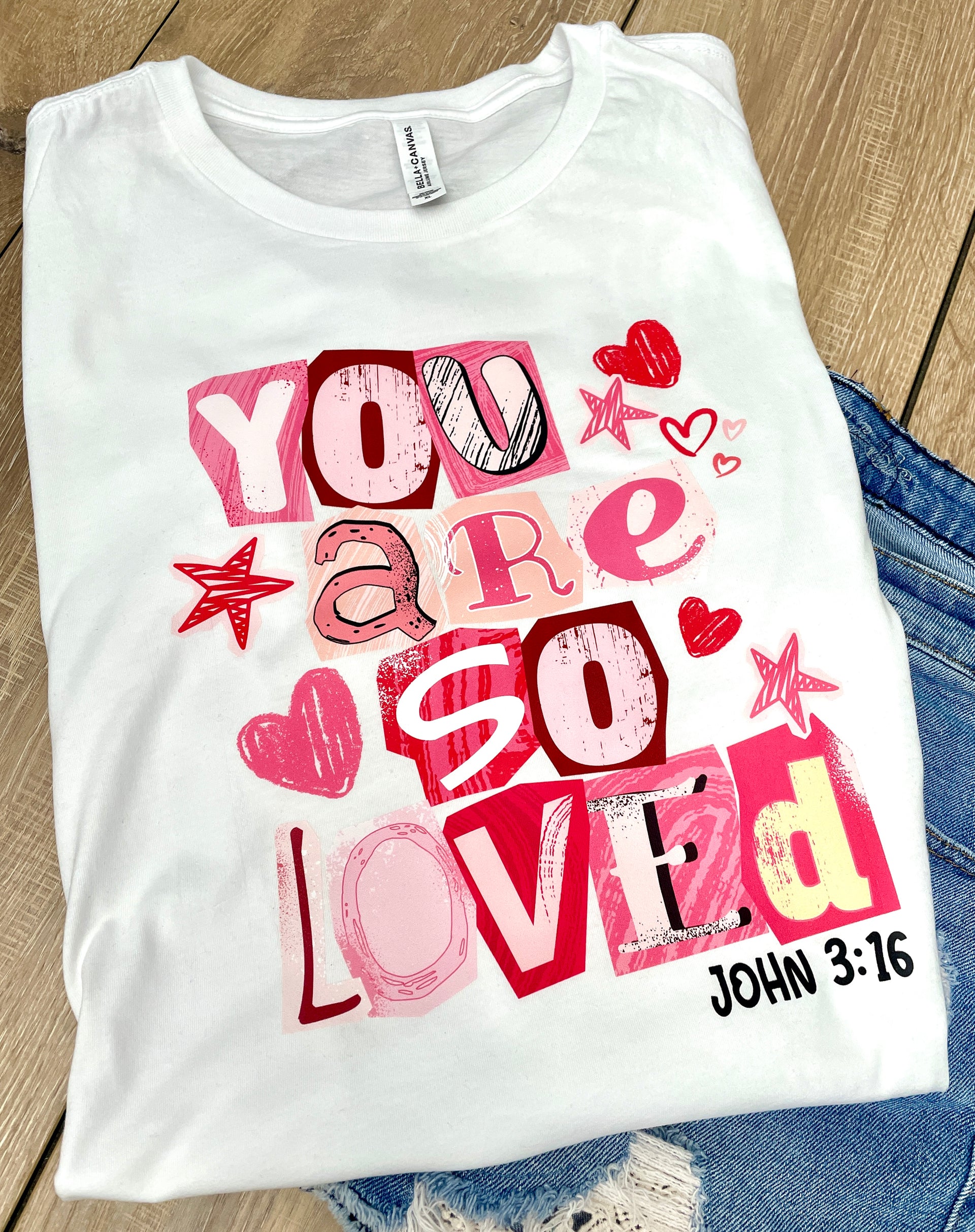 YOU ARE SO LOVED WHITE TEE