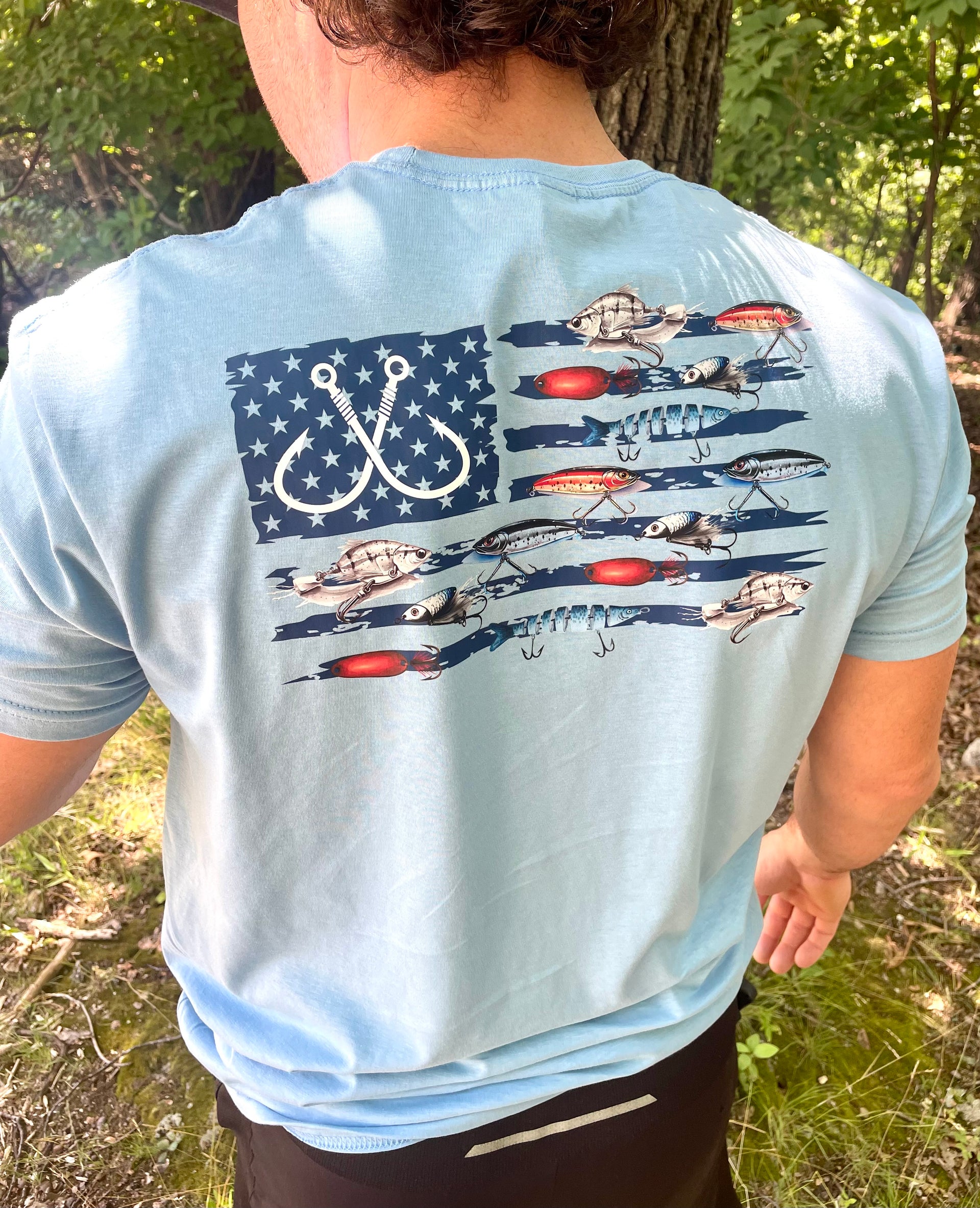 LURE AMERICAN FLAG TEE