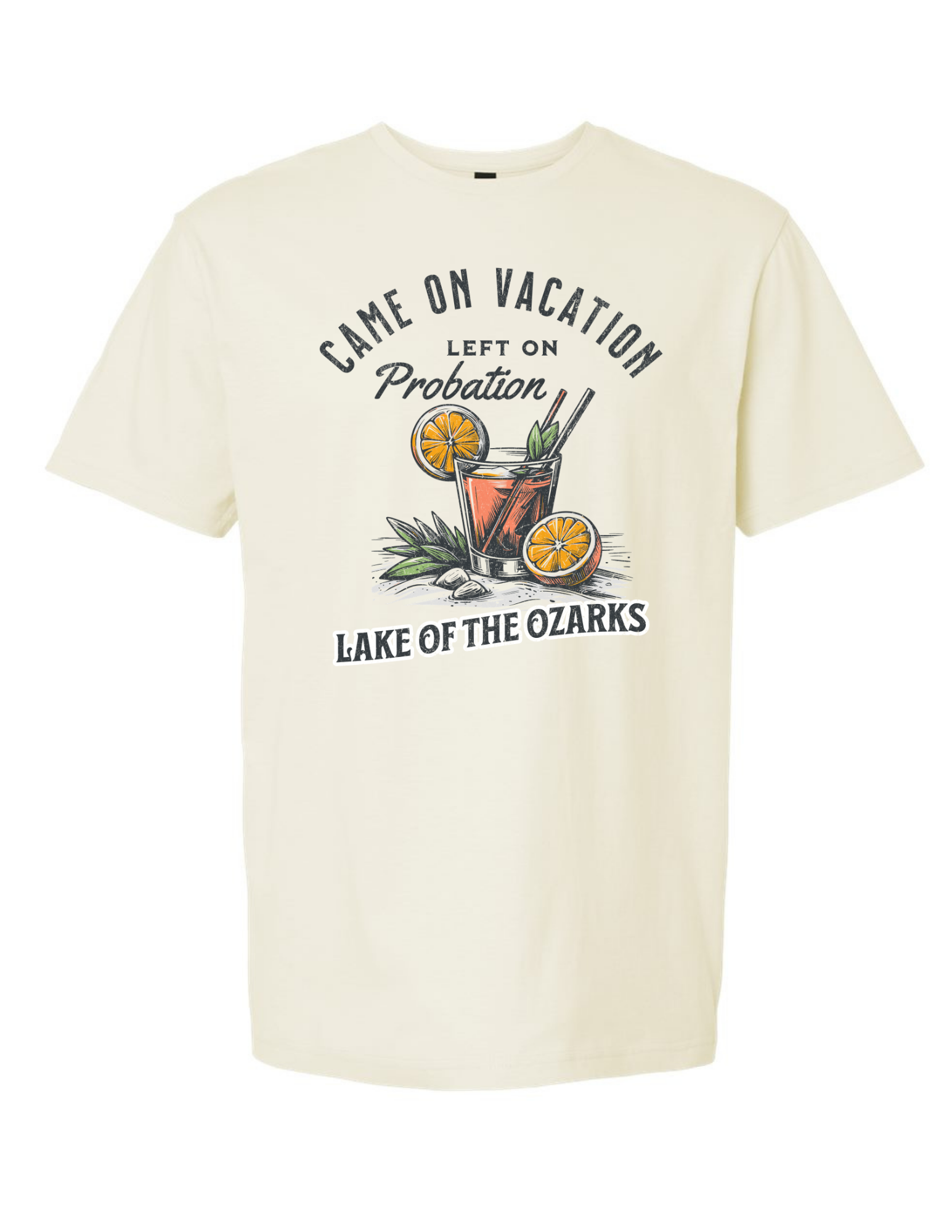 CAME ON VACATION LEFT ON PROBATION TEE
