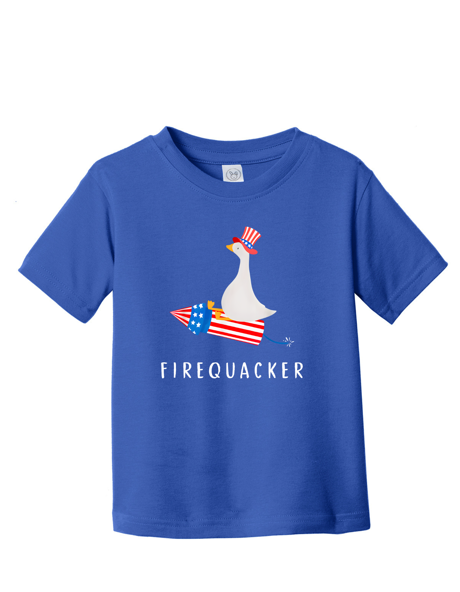 FIREQUACKER TODDLER TEE BLUE