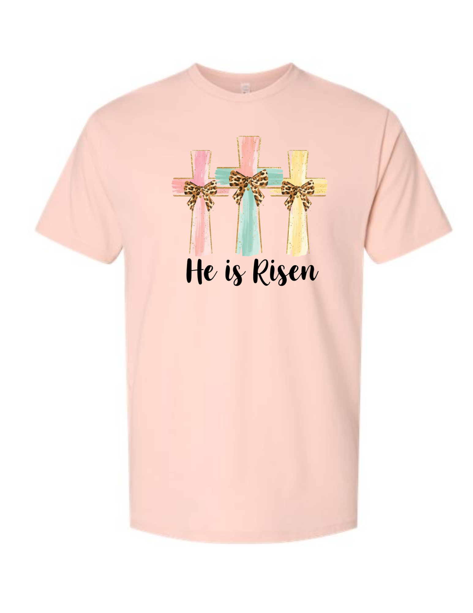 HE IS RISEN CROSS TEE
